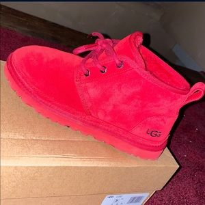 Red Uggs size 7 NEW
